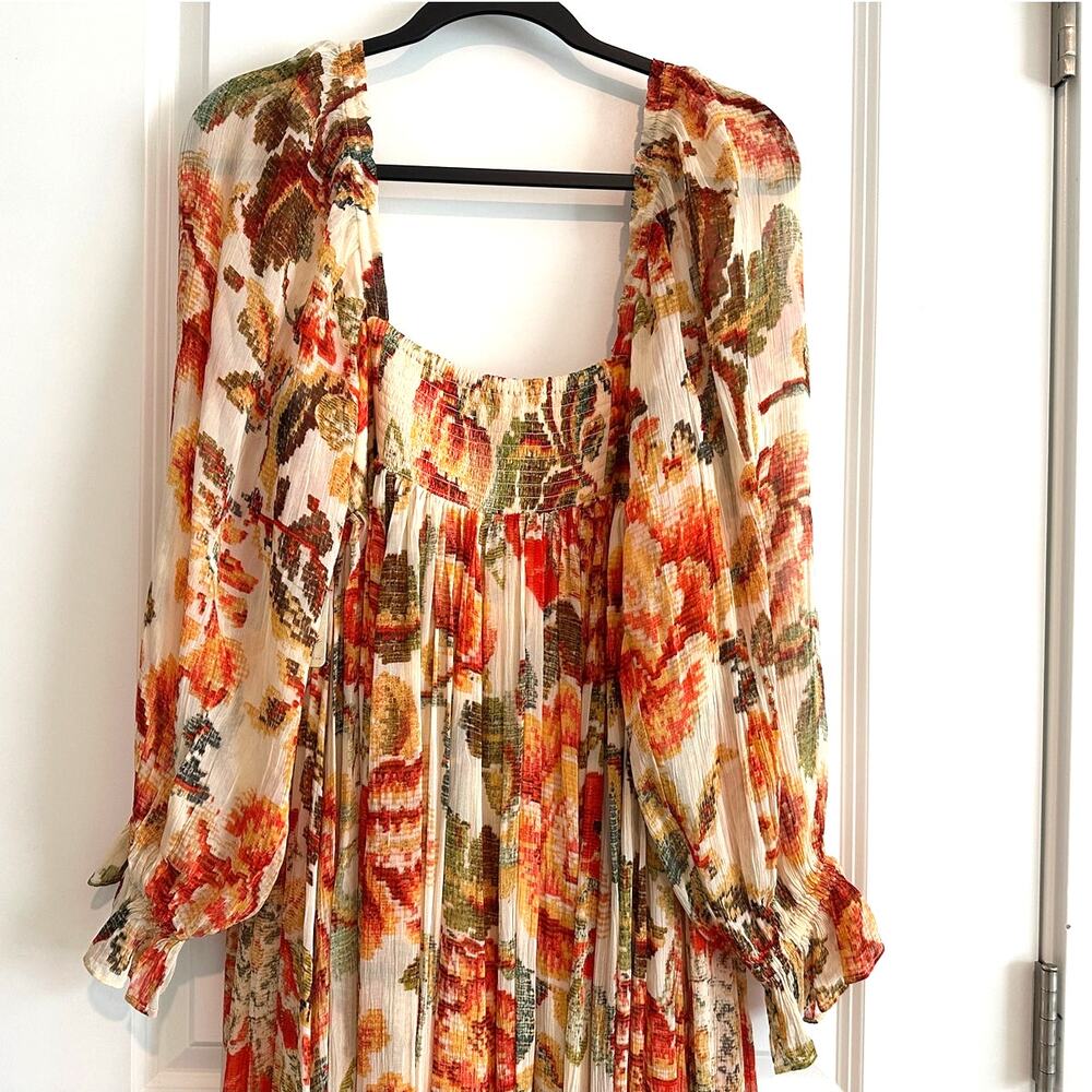 ✨ NWT Free People Floral Embroidered Maxi Dress ✨ - Picture 4 of 16